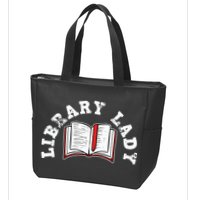 Library Librarian Bookworm Reading Books Zip Tote Bag