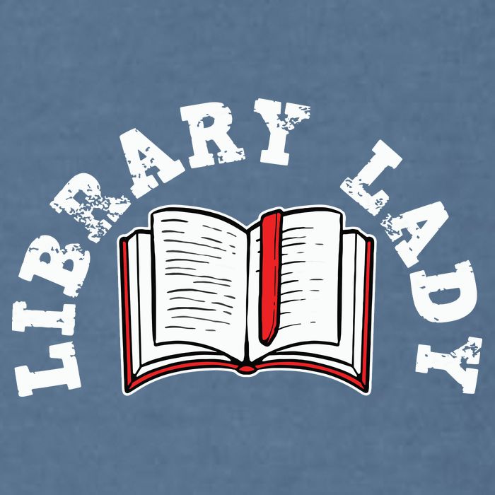 Library Librarian Bookworm Reading Books Garment-Dyed Sweatshirt