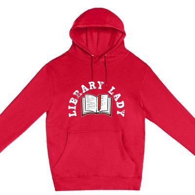 Library Librarian Bookworm Reading Books Premium Pullover Hoodie