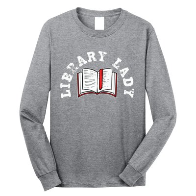 Library Librarian Bookworm Reading Books Long Sleeve Shirt