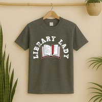 Library Librarian Bookworm Reading Books T-Shirt