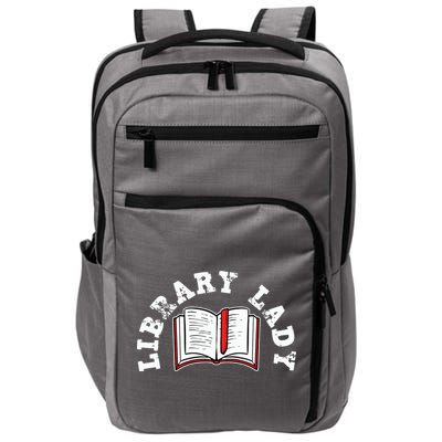 Library Librarian Bookworm Reading Books Impact Tech Backpack