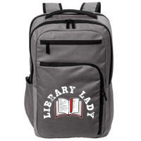 Library Librarian Bookworm Reading Books Impact Tech Backpack