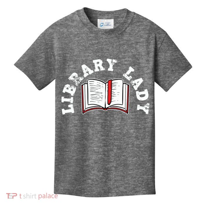 Library Librarian Bookworm Reading Books Kids T-Shirt