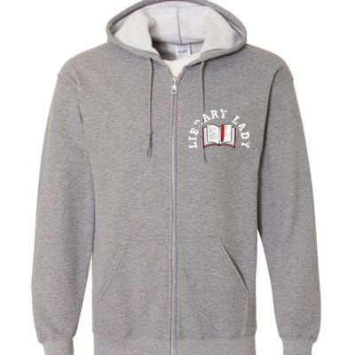 Library Librarian Bookworm Reading Books Full Zip Hoodie