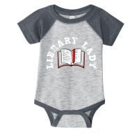 Library Librarian Bookworm Reading Books Infant Baby Jersey Bodysuit