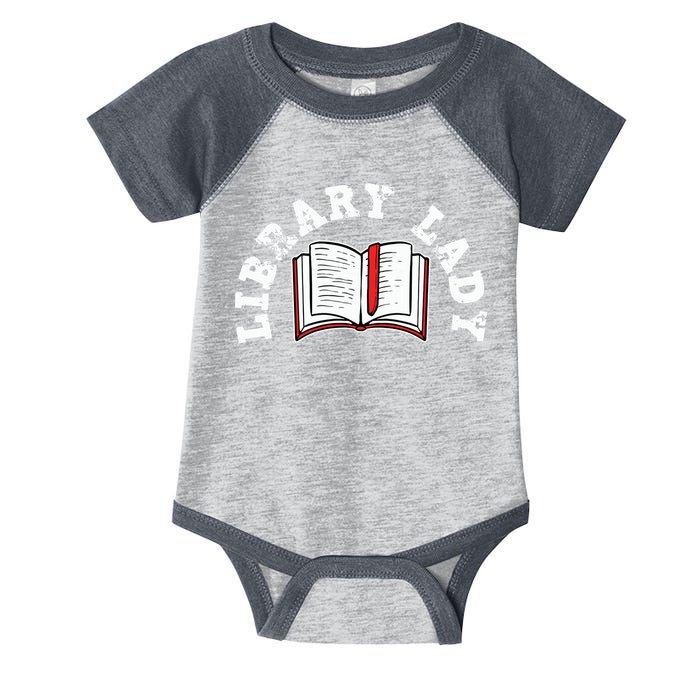 Library Librarian Bookworm Reading Books Infant Baby Jersey Bodysuit