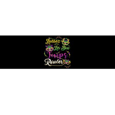 Laissez Les Bon Temps Rouler Mardi Gras Beads Tee   Bumper Sticker