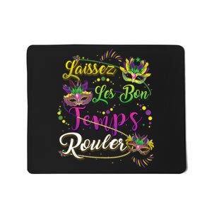 Laissez Les Bon Temps Rouler Mardi Gras Beads Tee   Mousepad