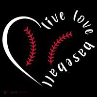 Live Love Baseball Funny Gift Baseball Lover T-Shirt