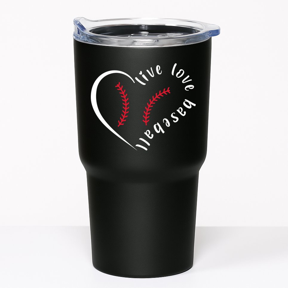Live Love Baseball Funny Gift Baseball Lover Tumbler