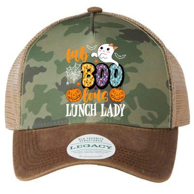 Lunch Lady Boo Halloween Festive Cute Legacy Tie Dye Trucker Hat