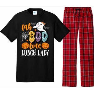 Lunch Lady Boo Halloween Festive Cute Pajama Set