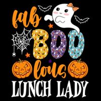 Lunch Lady Boo Halloween Festive Cute Bag