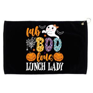 Lunch Lady Boo Halloween Festive Cute Grommeted Golf Towel