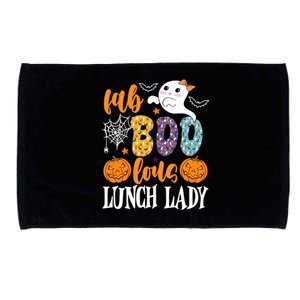 Lunch Lady Boo Halloween Festive Cute Microfiber Hand Towel