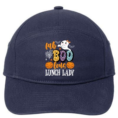 Lunch Lady Boo Halloween Festive Cute 7-Panel Snapback Hat