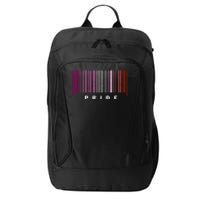 LGBT LESBIAN BARCODE Lesbian Flag LGBTQ Ally Pride Month City Backpack