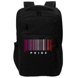 LGBT LESBIAN BARCODE Lesbian Flag LGBTQ Ally Pride Month Impact Tech Backpack