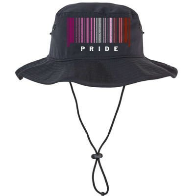 LGBT LESBIAN BARCODE Lesbian Flag LGBTQ Ally Pride Month Legacy Cool Fit Booney Bucket Hat