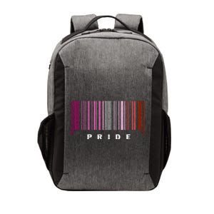 LGBT LESBIAN BARCODE Lesbian Flag LGBTQ Ally Pride Month Vector Backpack