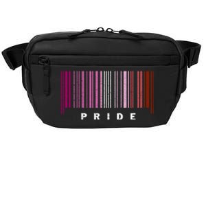 LGBT LESBIAN BARCODE Lesbian Flag LGBTQ Ally Pride Month Crossbody Pack