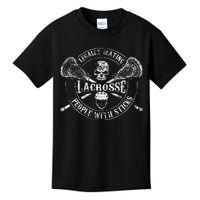 Lacrosse Legally Beating People With Sticks Kids T-Shirt