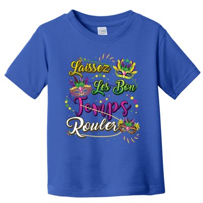 Laissez Les Bon Temps Rouler Mardi Gras Beads Tee Cool Gift Toddler T-Shirt