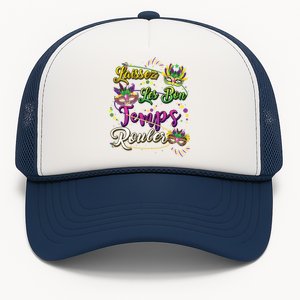 Laissez Les Bon Temps Rouler Mardi Gras Beads Tee Cool Gift Trucker Hat