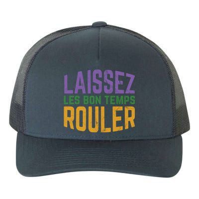 Laissez Les Bon Temps Rouler Mardi Gras Gift Yupoong Adult 5-Panel Trucker Hat