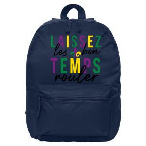 Laissez Les Bon Temps Rouler Mardi Gras 16 in Basic Backpack