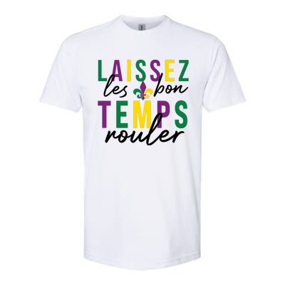 Laissez Les Bon Temps Rouler Mardi Gras Softstyle® CVC T-Shirt