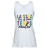 Laissez Les Bon Temps Rouler Mardi Gras Ladies Essential Flowy Tank