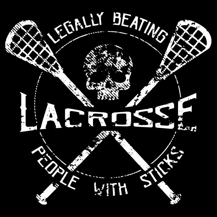 Lacrosse: Legally Beating People With Sticks Cropped Pullover Crew