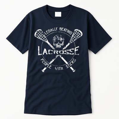 Lacrosse: Legally Beating People With Sticks Tall T-Shirt