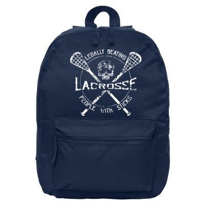 Lacrosse: Legally Beating People With Sticks 16 in Basic Backpack