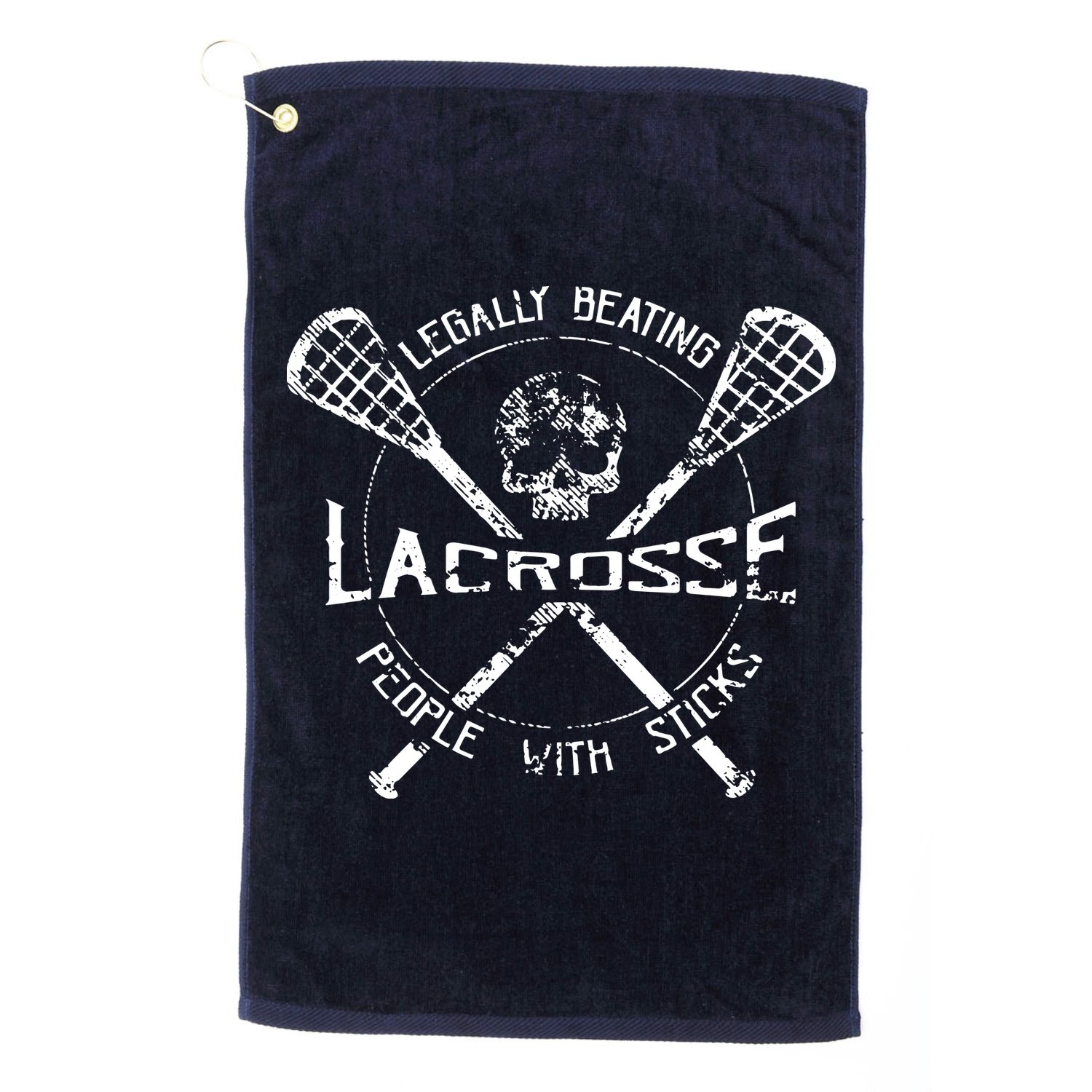 Lacrosse: Legally Beating People With Sticks Golf Towel