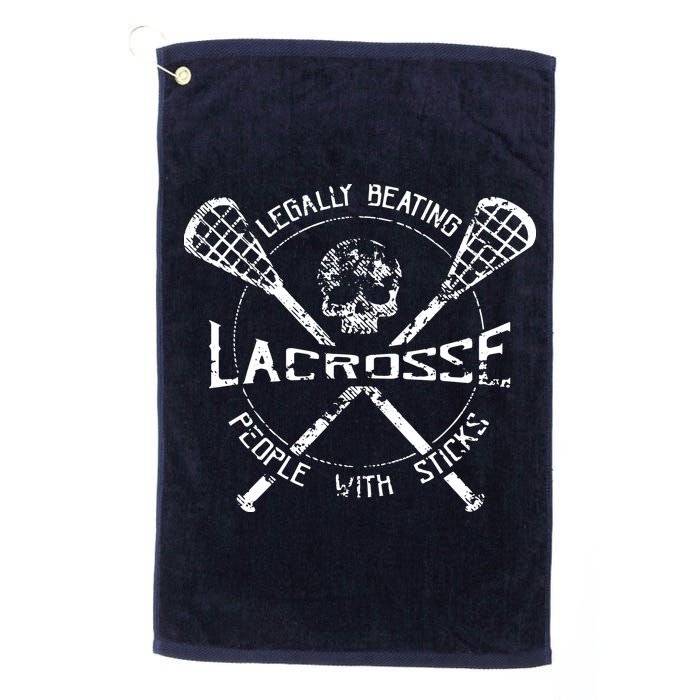 Lacrosse: Legally Beating People With Sticks Golf Towel