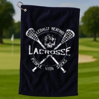Lacrosse: Legally Beating People With Sticks Golf Towel