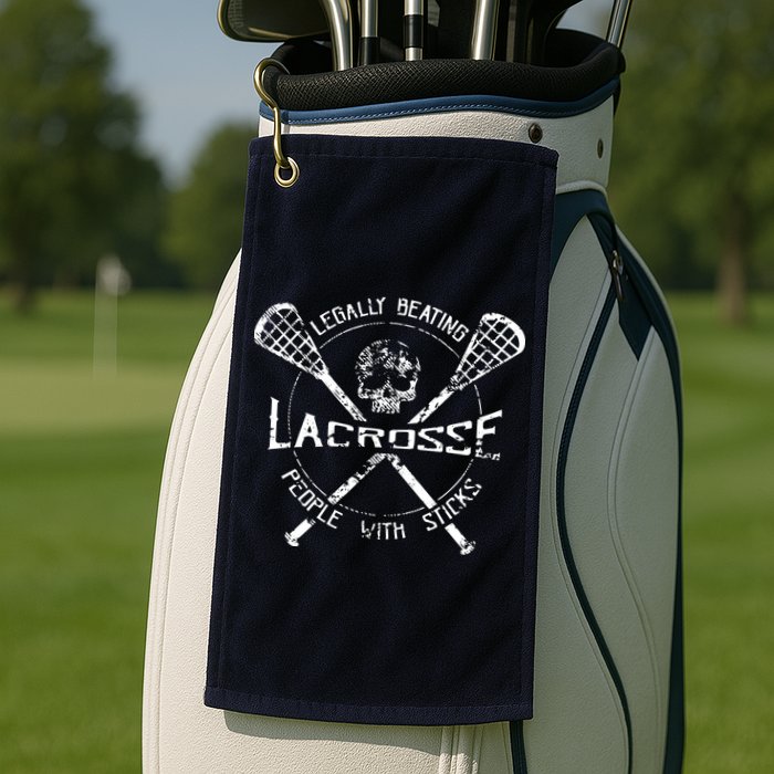 Lacrosse: Legally Beating People With Sticks Golf Towel