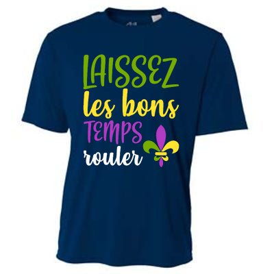 Laissez Les Bon Temps Rouler Mardi Gras Carnival Costume Cooling Performance Crew T-Shirt