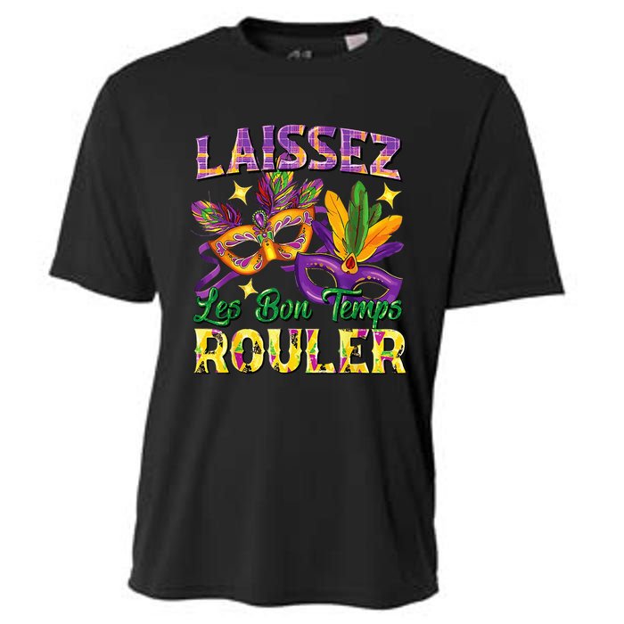 Laissez Les Bon Temps Rouler Mardi Gras 2024 Fleur De Lis1 Cooling Performance Crew T-Shirt