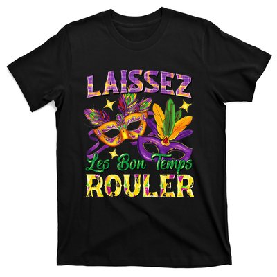 Laissez Les Bon Temps Rouler Mardi Gras 2024 Fleur De Lis1 T-Shirt