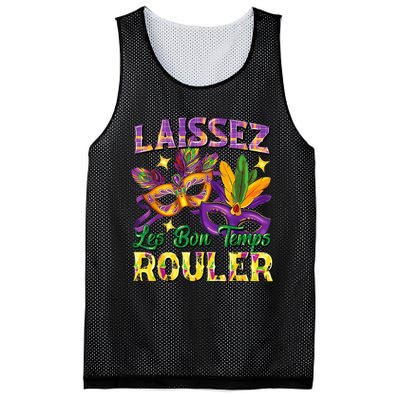 Laissez Les Bon Temps Rouler Mardi Gras 2024 Fleur De Lis1 Mesh Reversible Basketball Jersey Tank