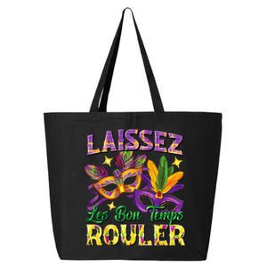 Laissez Les Bon Temps Rouler Mardi Gras 2024 Fleur De Lis1 25L Jumbo Tote