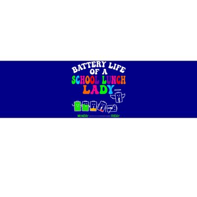 Lunch Lady Battery Cafeteria Food Preparation Assistant Bumper Sticker