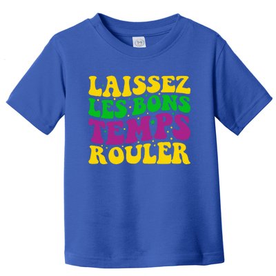 Laissez Les Bons Temps Rouler Mardi Gras New Orleans Toddler T-Shirt