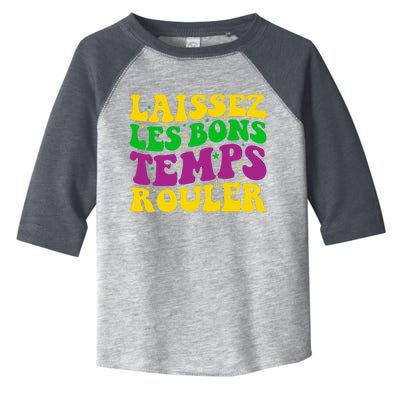 Laissez Les Bons Temps Rouler Mardi Gras New Orleans Toddler Fine Jersey T-Shirt