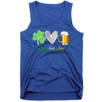 Lucky Love Beer Shamrock Happy St Patrick's Day Meaningful Gift Tank Top