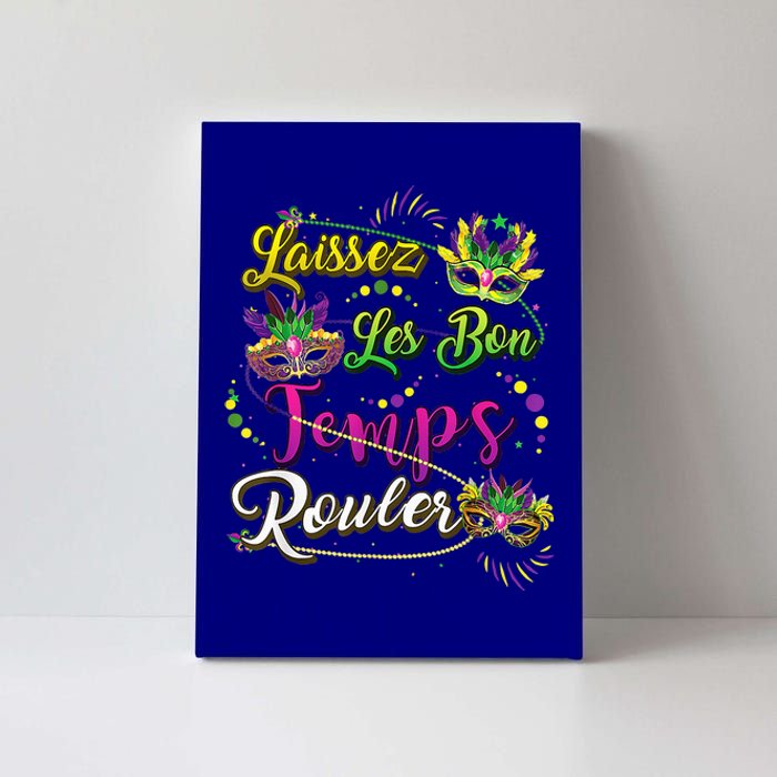 Laissez Les Bons Temps Rouler Mardi Gras 2024 New Orleans Canvas